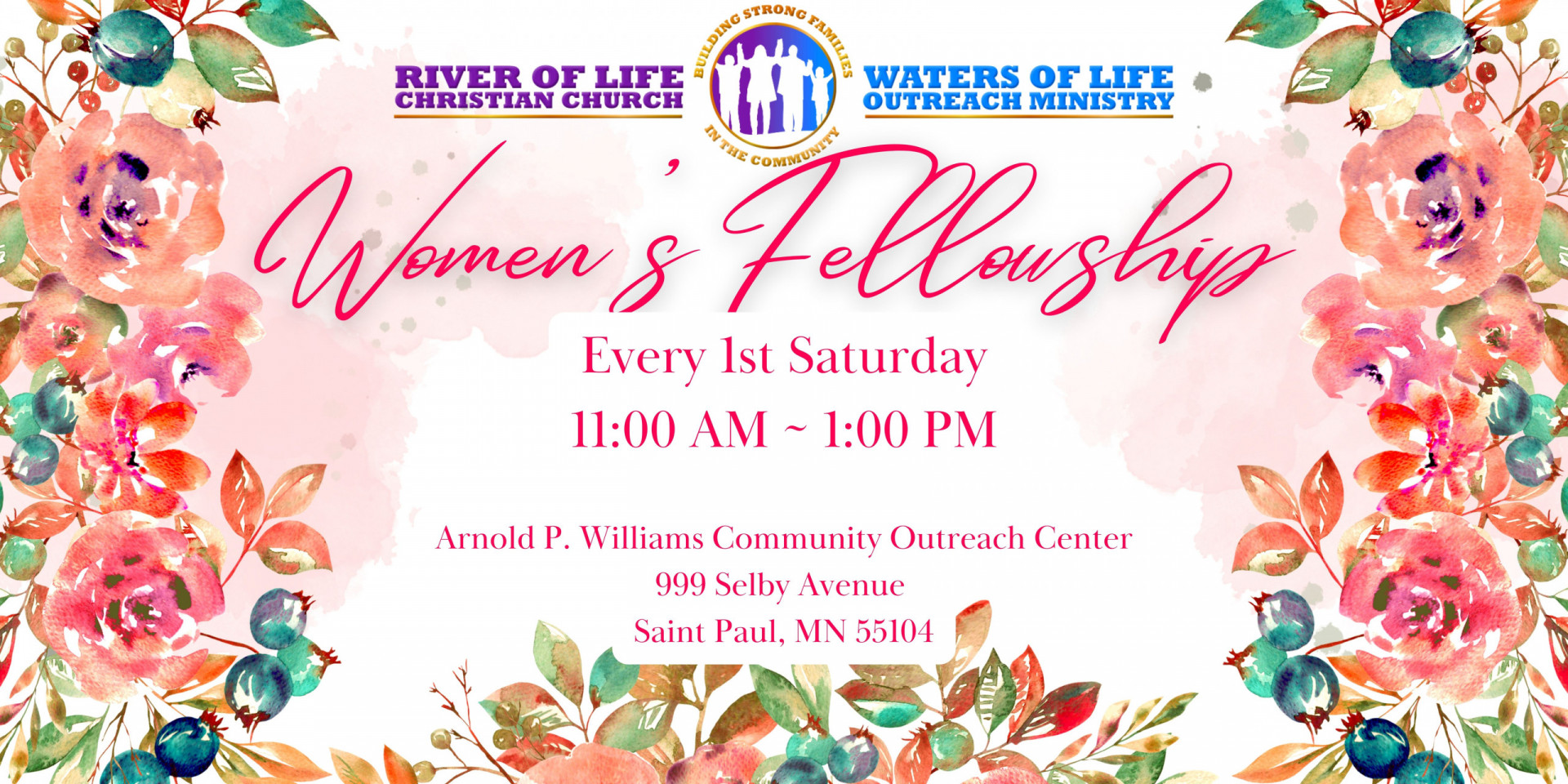 Women's Fellowship @ Arnold P Williams Community Center | Saint Paul | Minnesota | United States